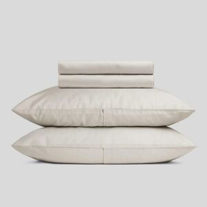Parachute 100% Cotton Sateen Bone Sheet Set! Queen (411)